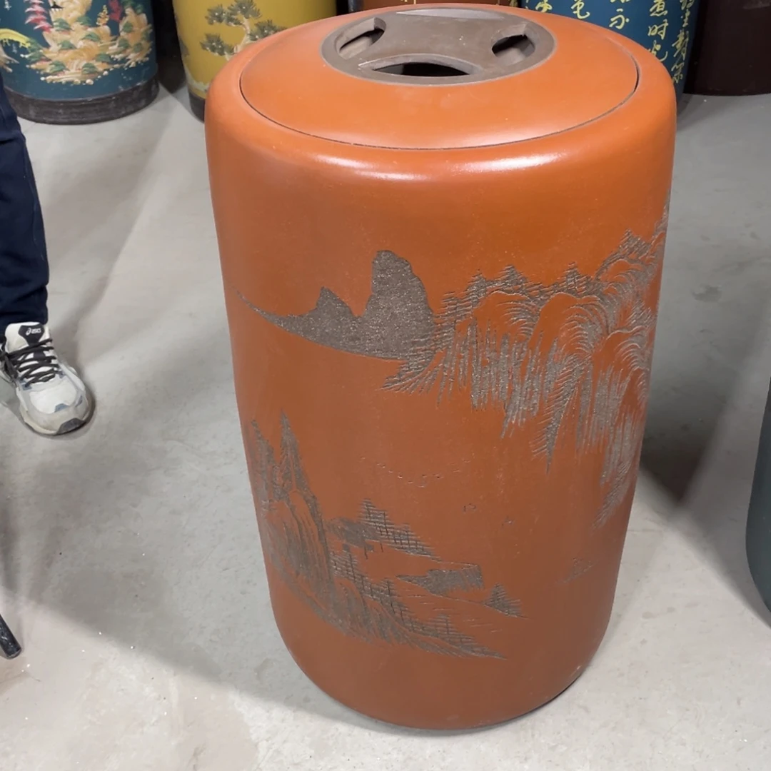 宜兴原矿紫砂茶叶罐