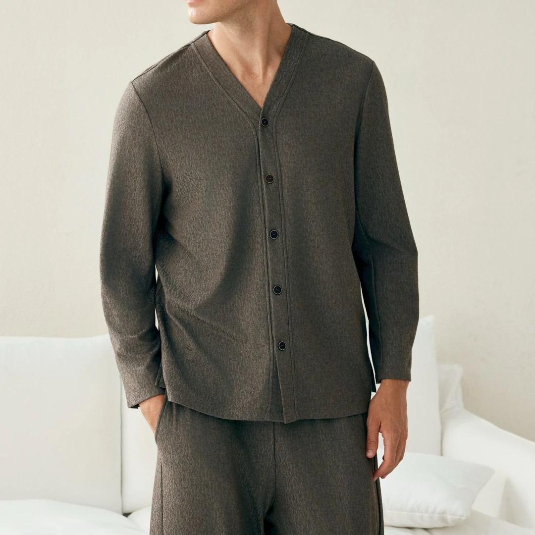 郁凡诗2025年男新款家居服套