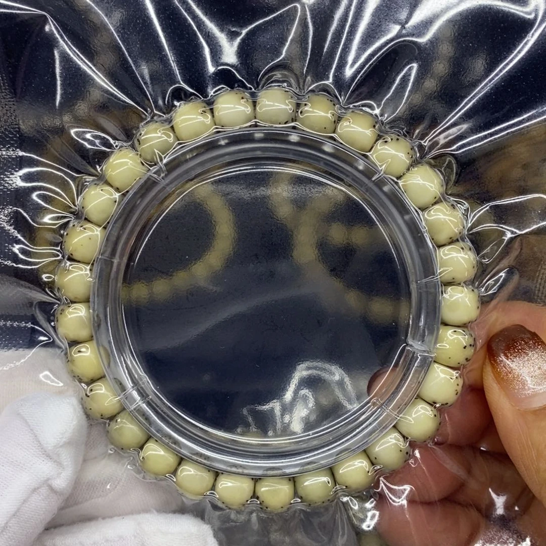 手串星月菩提石玉料8/7河豚