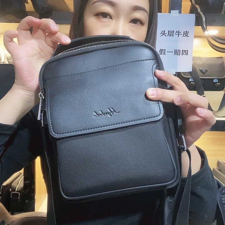 水牛剖层皮革圆**我牛津布处理