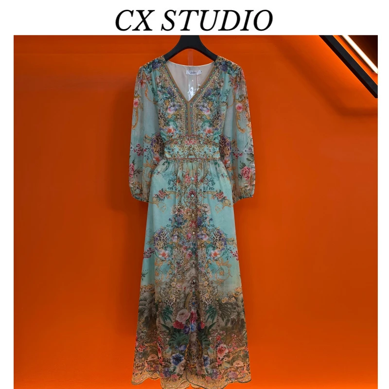 经典收腰轻奢时尚夏季连衣裙（定制女装）S3936A