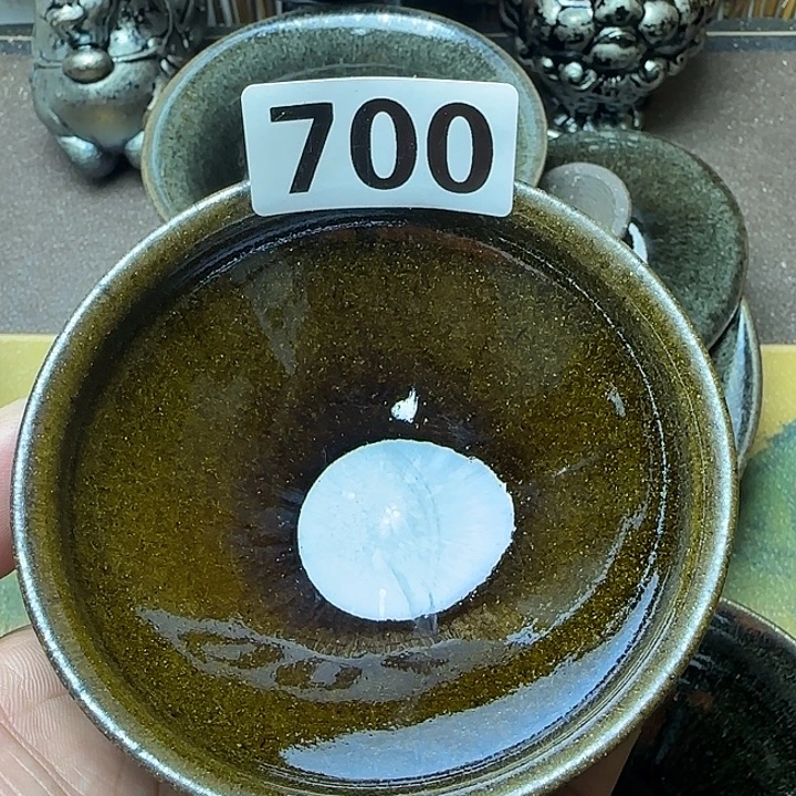 用***4茶盏主人杯龙窑柴烧全手工