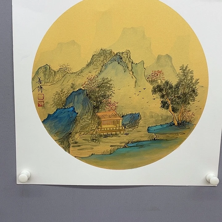 国画纯手绘国画山水画闪购链接