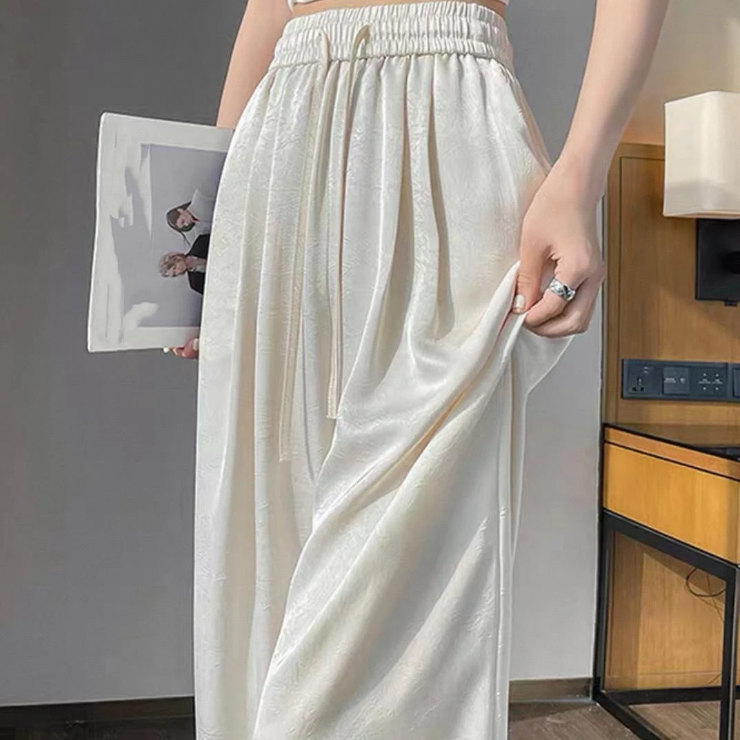 【裤子】宽松简约新款时尚高档裤子时装女装服装8583[SDN]Q