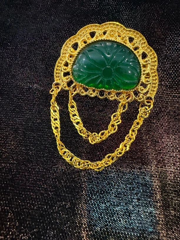 黄铜胸针 藏族特色服装配饰胸针