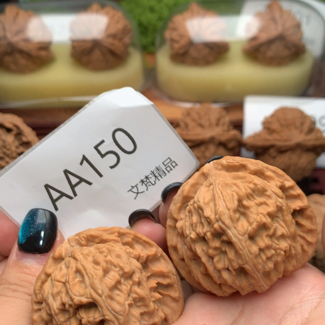 把件文玩核桃全品白狮子43