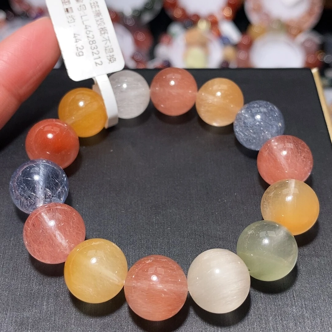 手链未镶嵌水晶F彩兔毛13.5