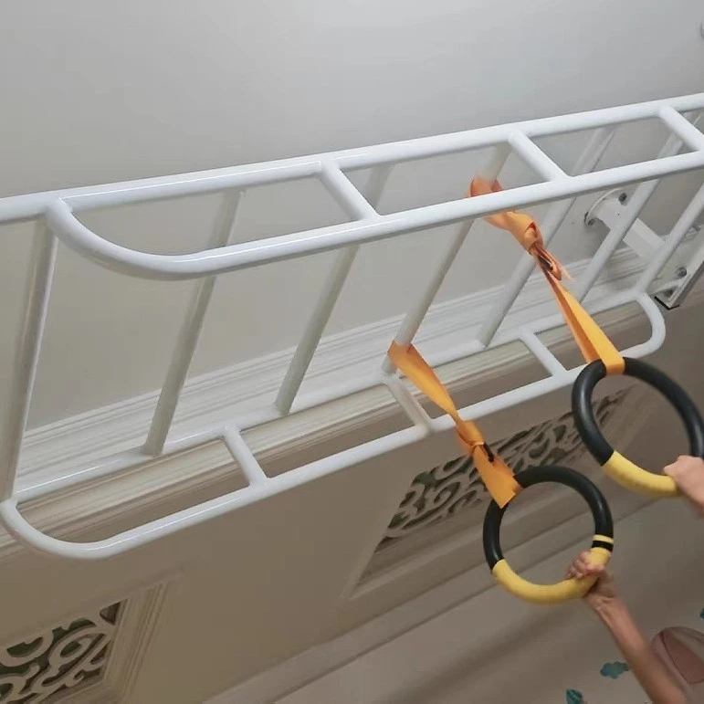 儿童乐园家庭版商场吊顶云梯攀爬架铁质