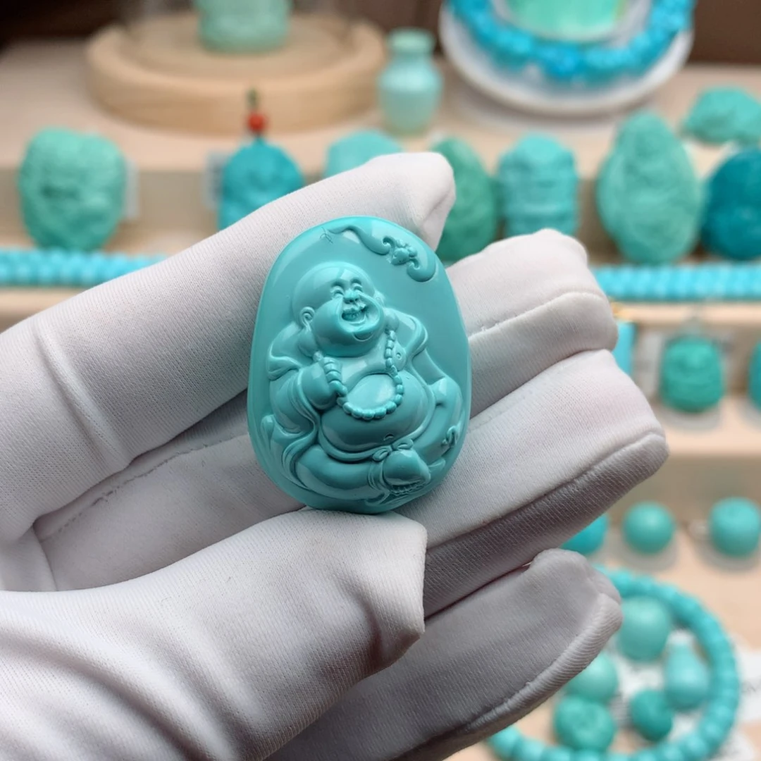 绿松石珠宝奇石未镶嵌