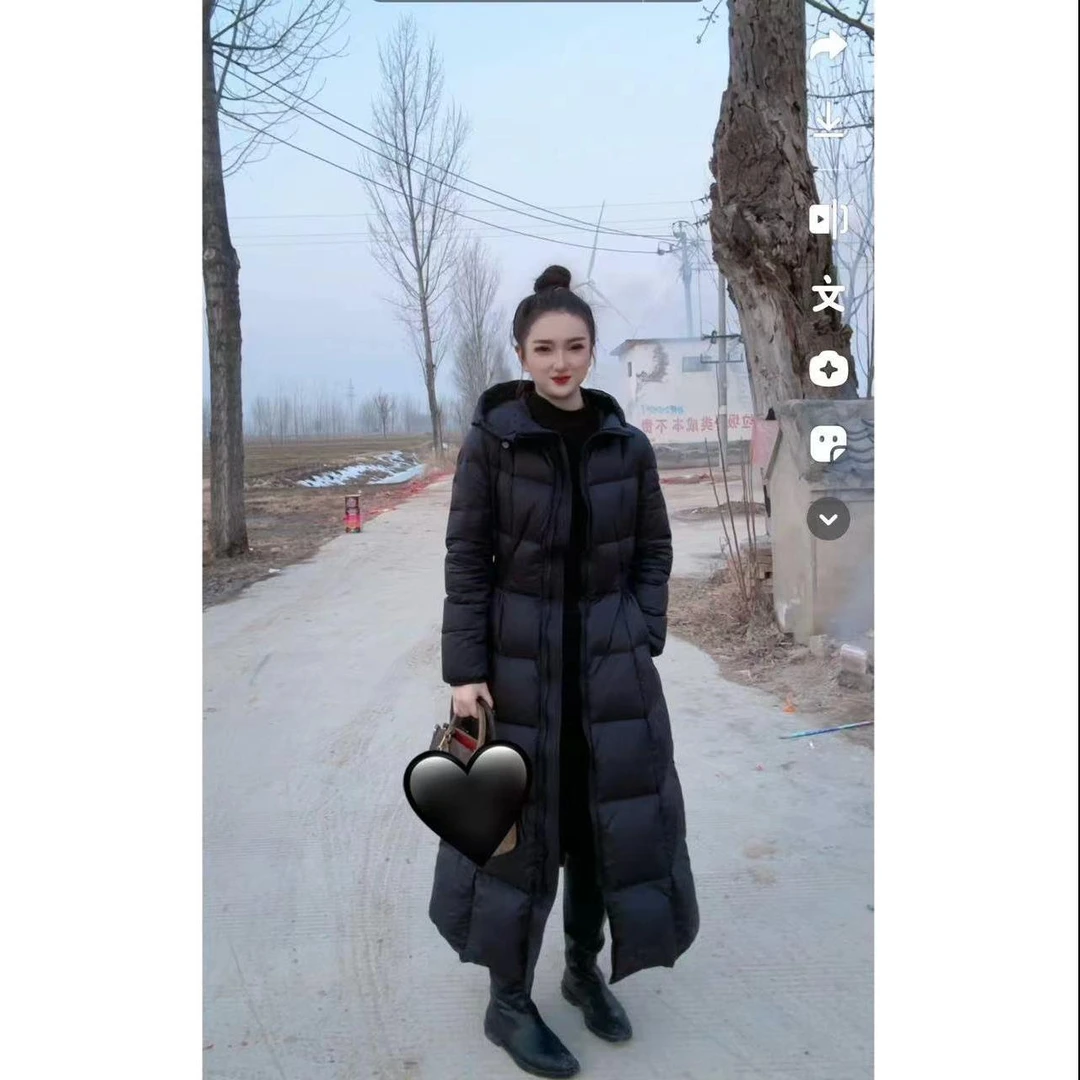 连二妮定制款中长款气质外套时尚