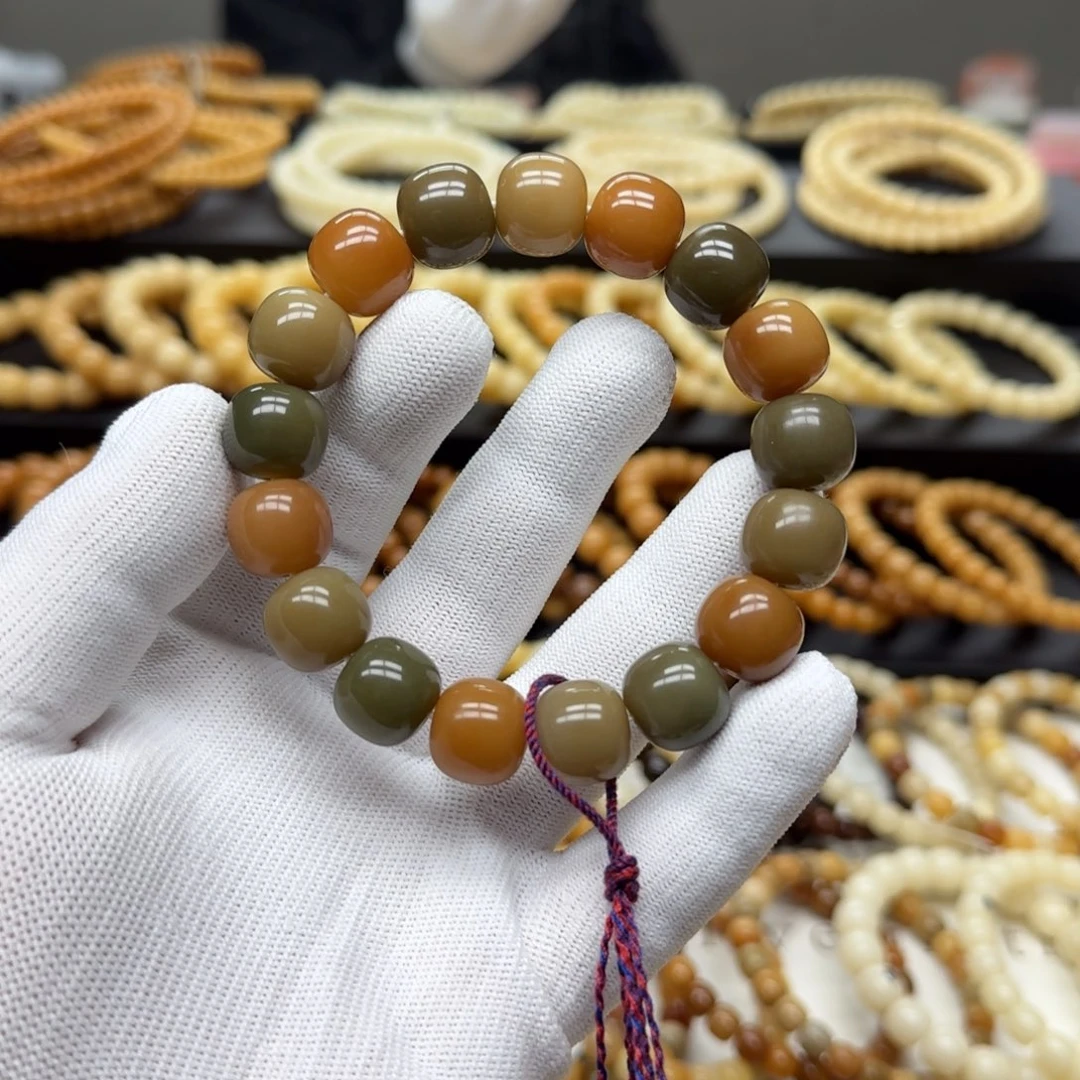 菩提根/象牙果手串13×14 5年 微瑕