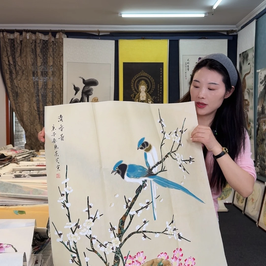 纯手绘国画作品作品