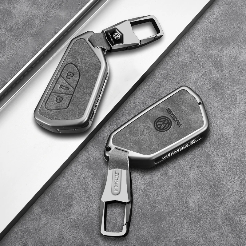 大众途观l钥匙套id3途昂X揽巡迈腾凌度id4crozz揽境高尔夫8车壳扣