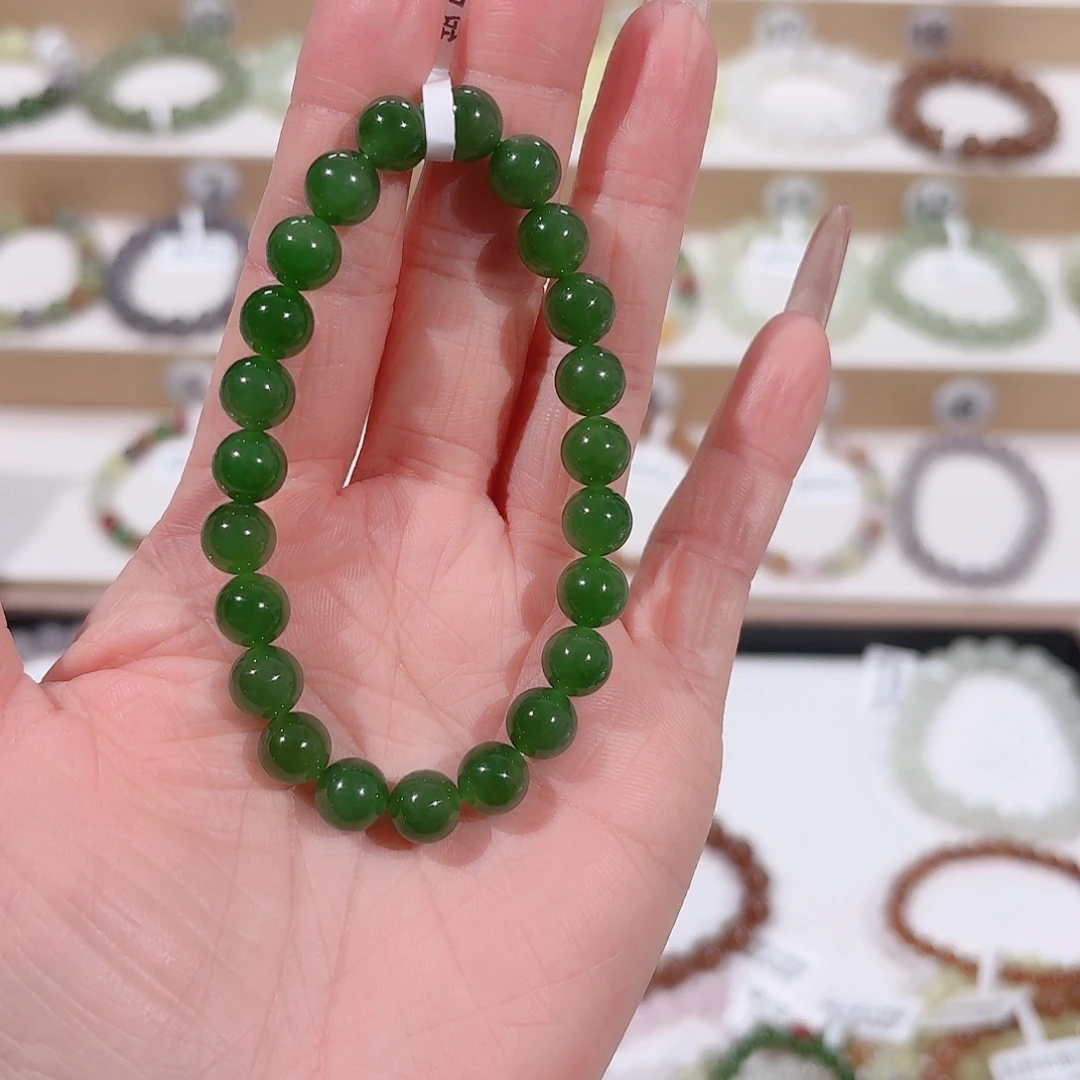 *****和田玉未镶嵌手串v