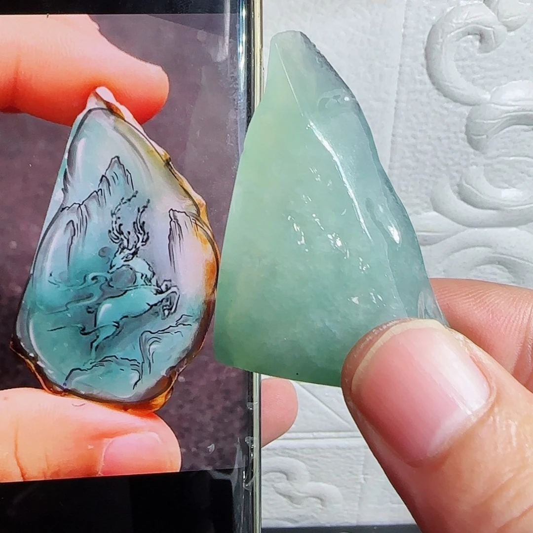 未镶嵌定制翡翠翡翠含工