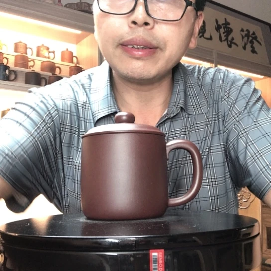 茶杯紫泥老板杯容量460