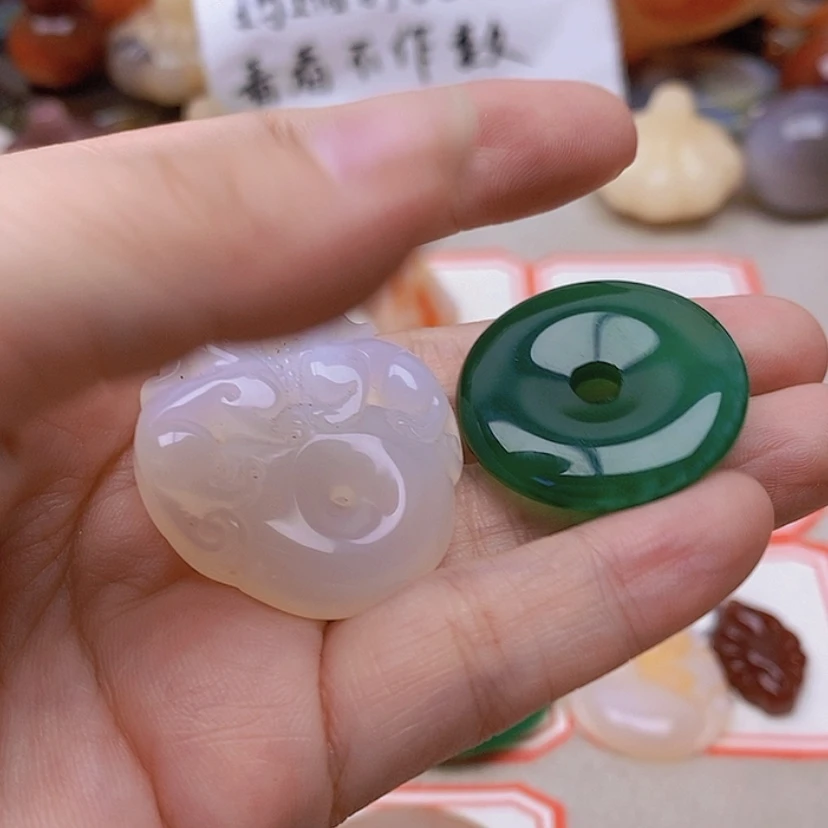 【闪购商品】未镶嵌玛瑙/玉髓珠宝半成品@****?