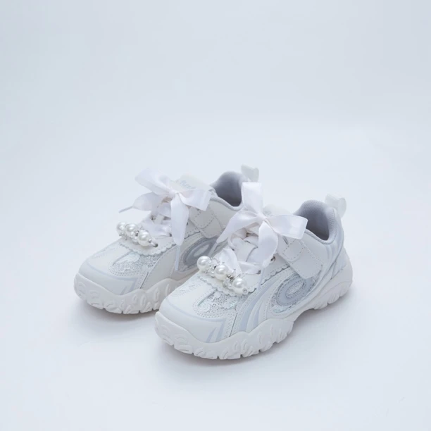 女童春秋女白色小童运动鞋休闲鞋防滑宝宝透气