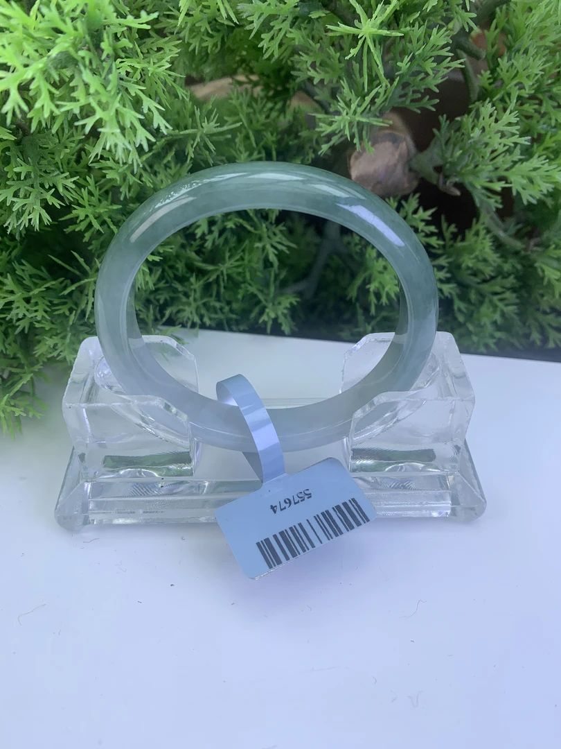 【刘思懿】天然缅甸A货翡翠手镯-L-3