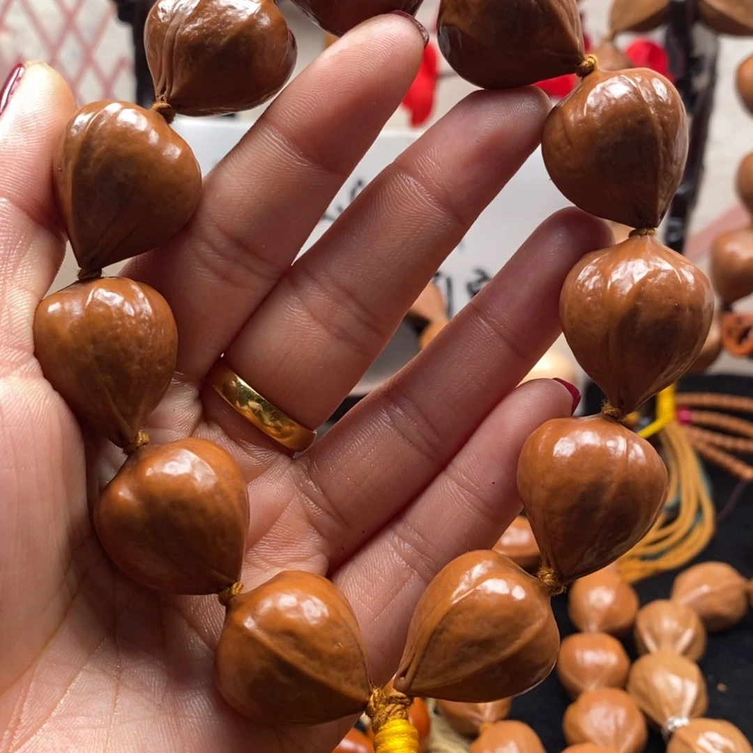 橄榄核手串/手链鸡血红2.1