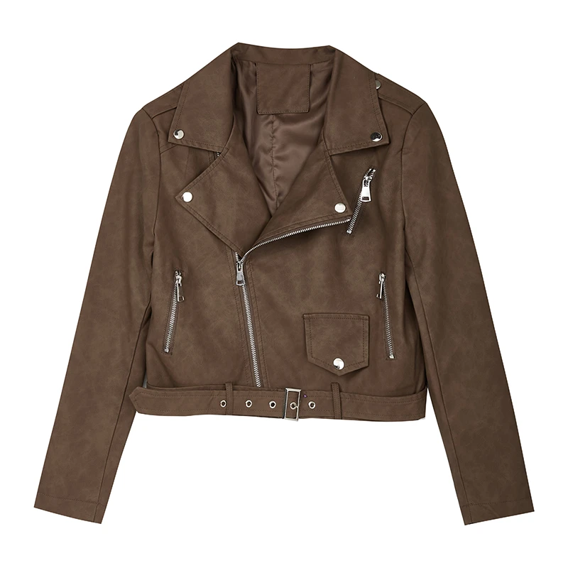 【九月专属】机车PU皮外套N7722