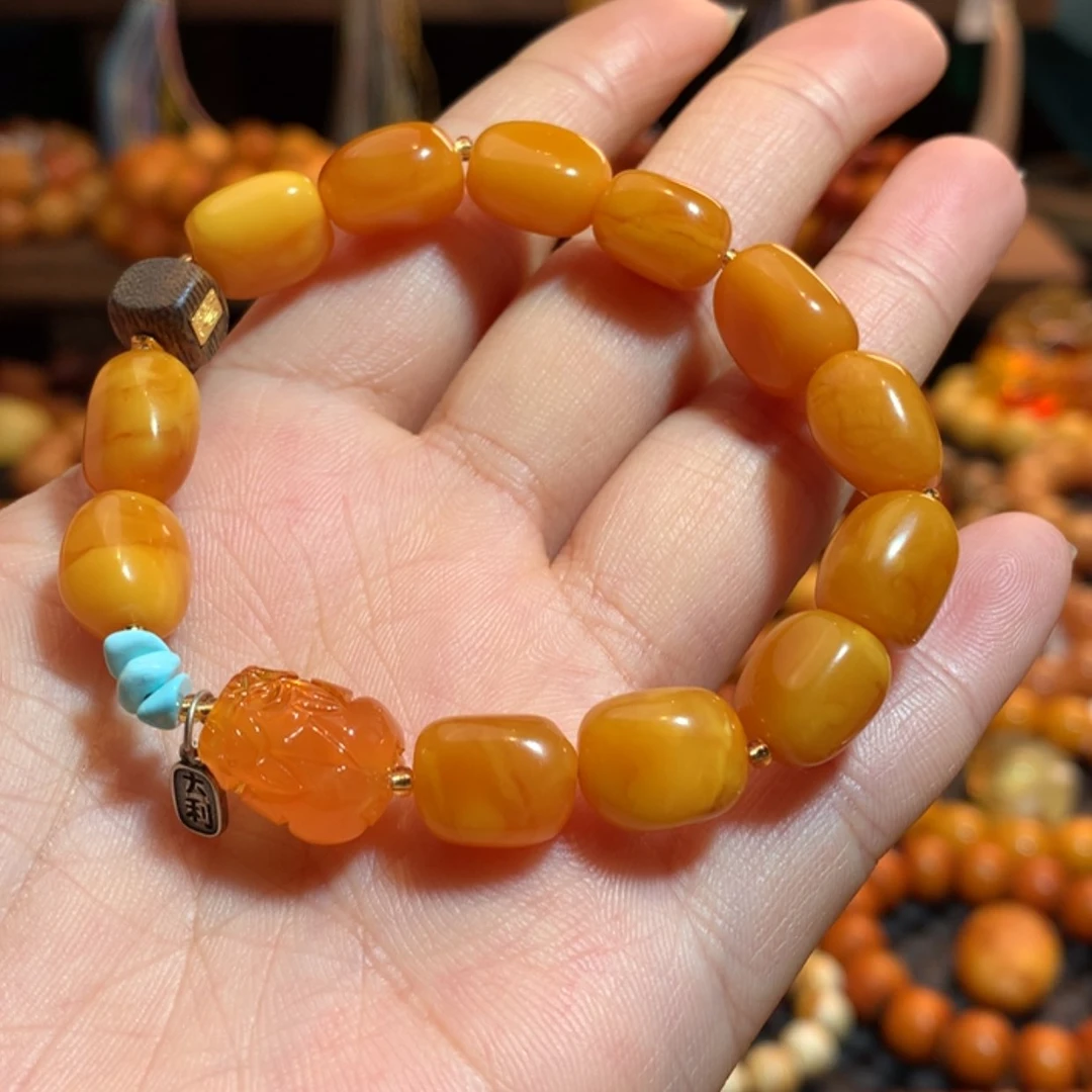 【闪购商品】手串蜜蜡未镶嵌蜜蜡手串