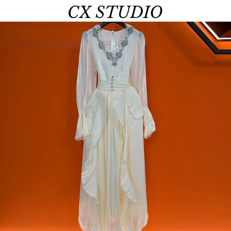 YC编码04 经典收腰轻奢时尚夏季连衣裙（定制女装）CX97