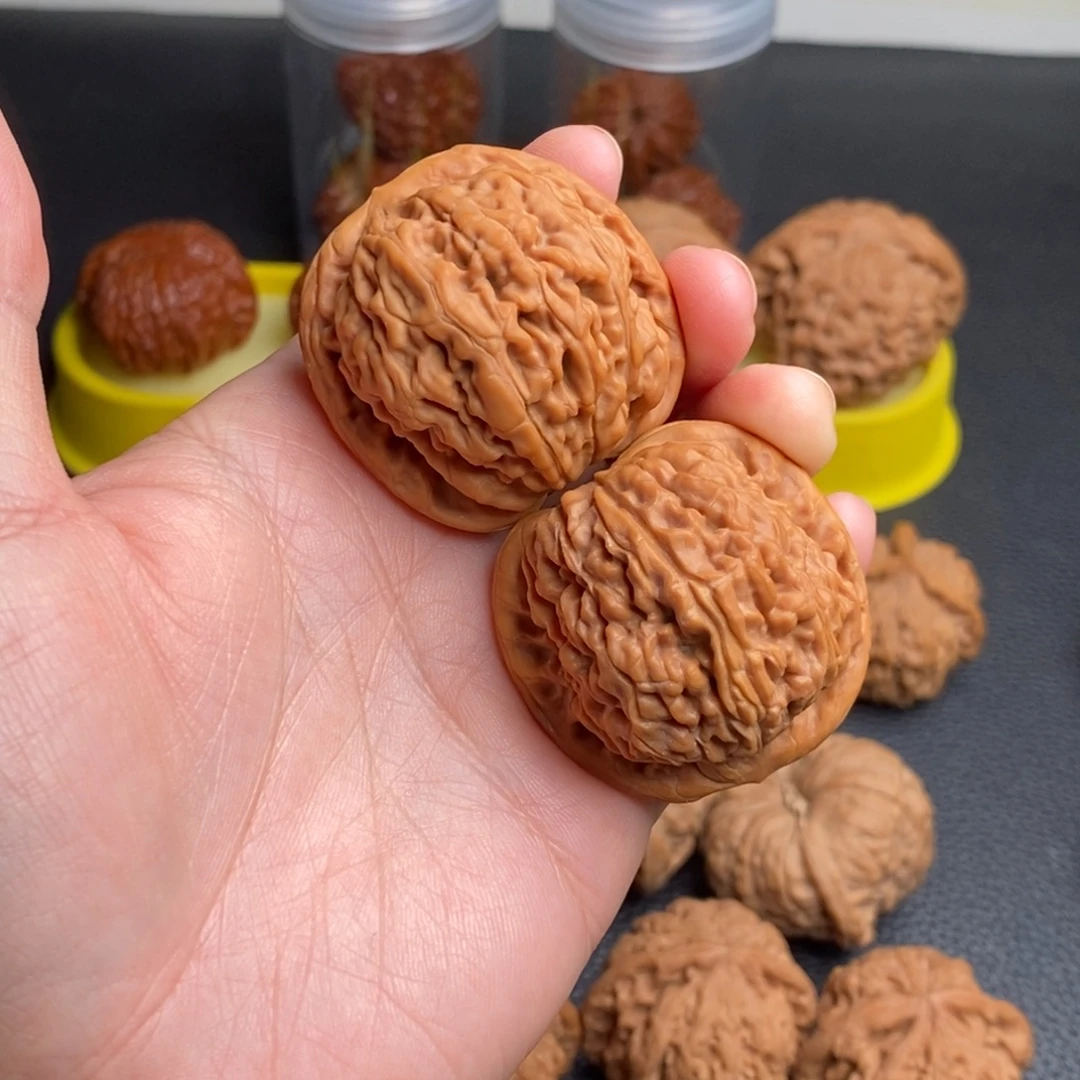 把件文玩核桃40莲花