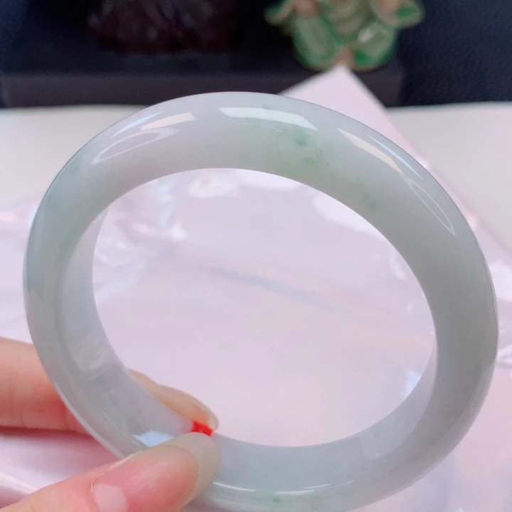 未镶嵌手镯翡翠55圈