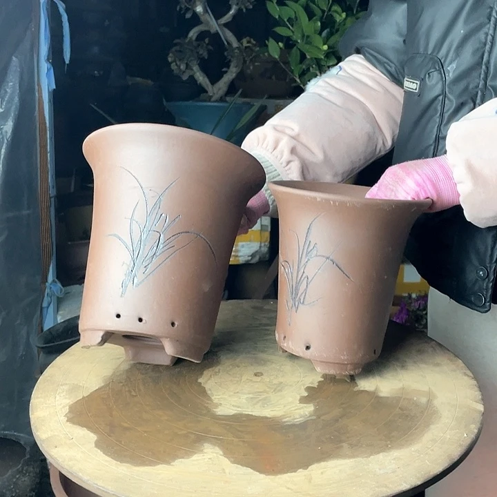 紫砂宜兴紫砂兰花盆2