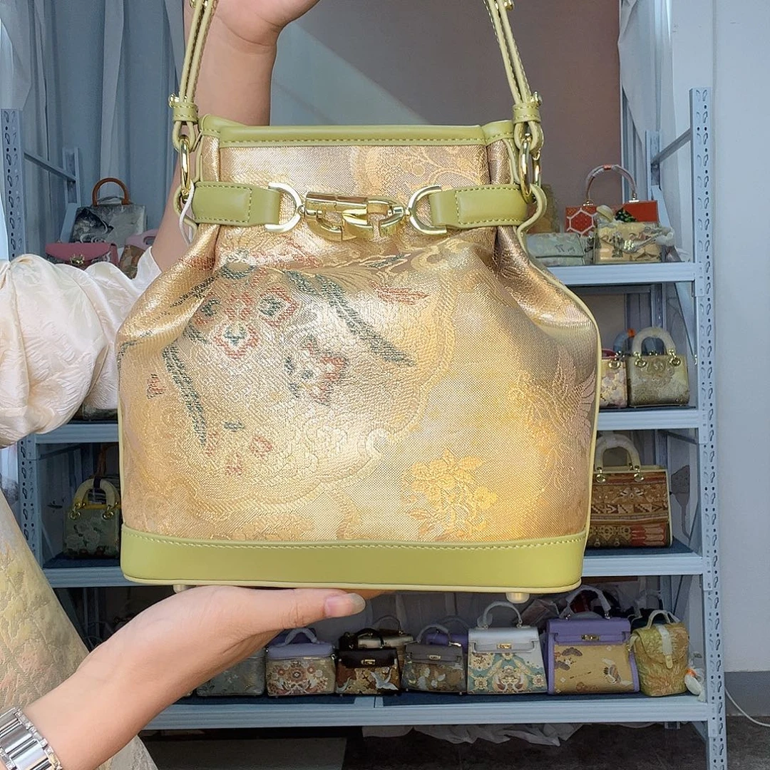 织物桑蚕丝非遗唐锦福袋