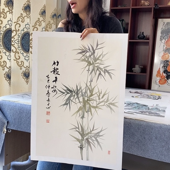 国画纯手绘国画写意作品42*63