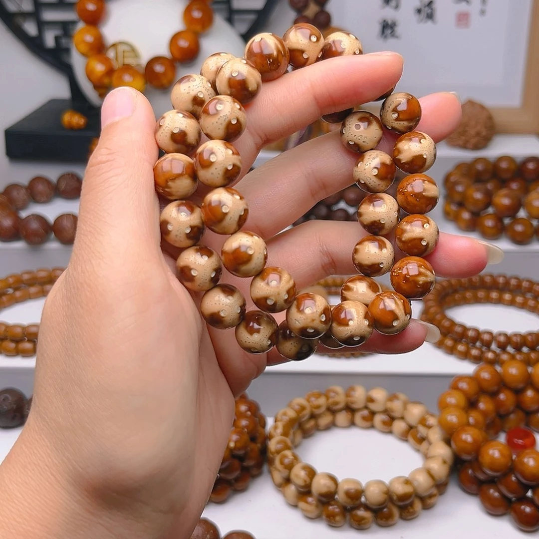 紫金鼠手串紫金鼠熊猫三花