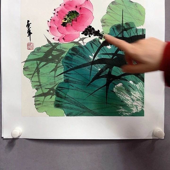 国画亲笔手绘放心去藏