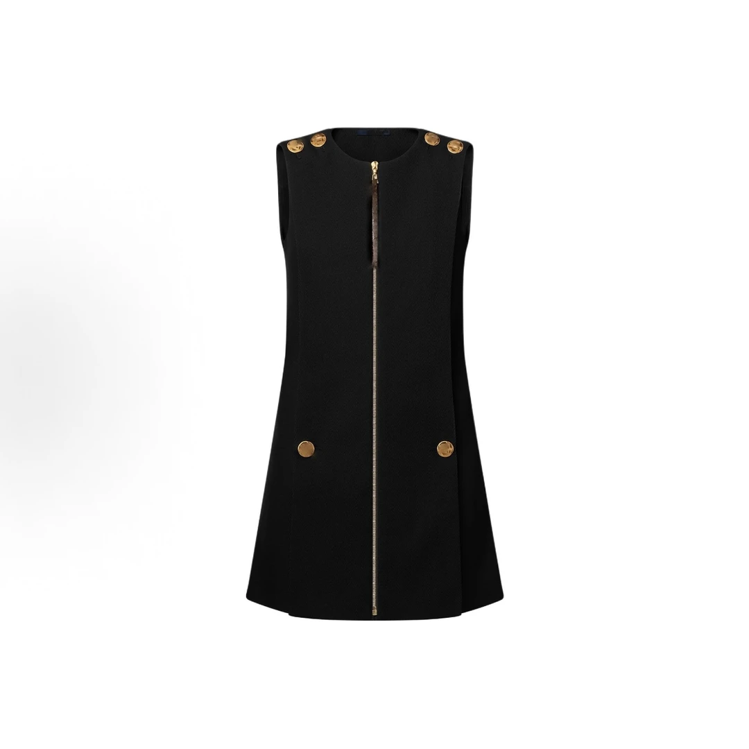 E044~~哎哟喂~黑色背心裙