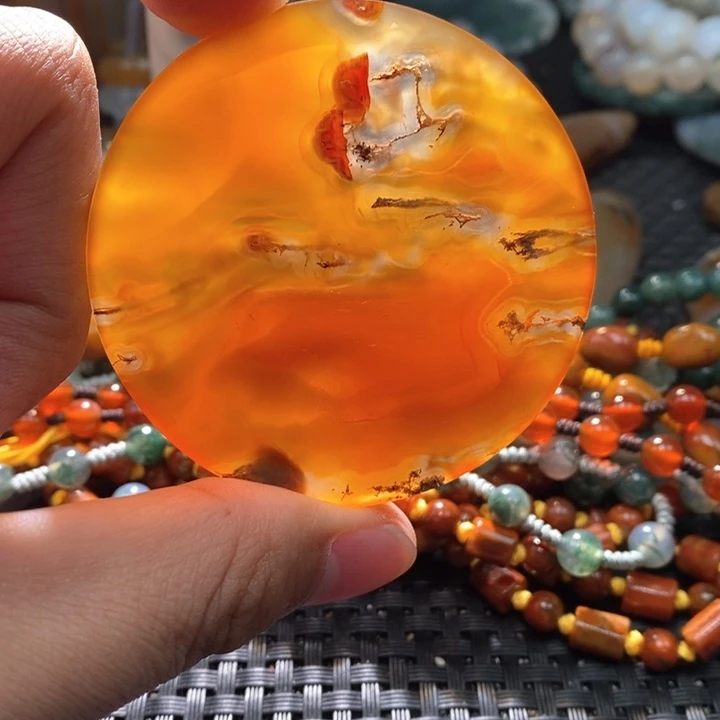 【闪购商品】玛瑙/玉髓颈饰未镶嵌用****光