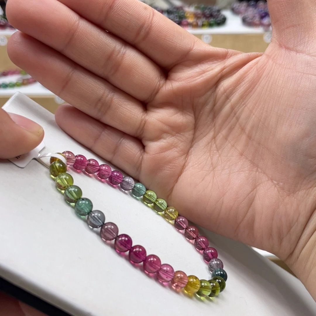 碧玺手串未镶嵌6mmmmmmmmmmmmmmmmmmm