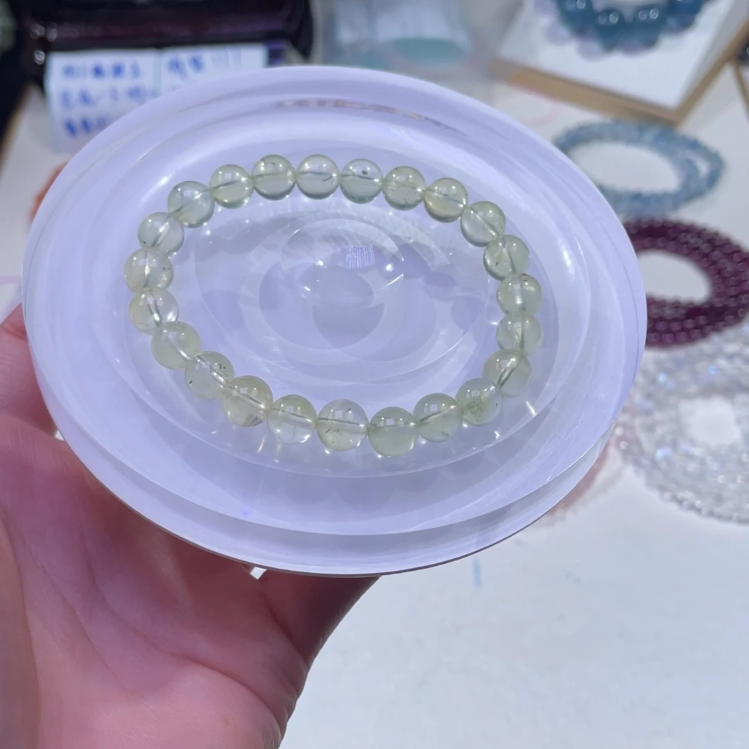 未镶嵌手链水晶竹影黄葡萄石8mm