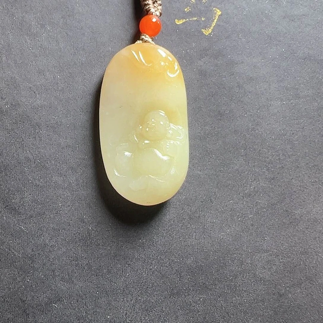 和田玉未镶嵌颈饰和田玉