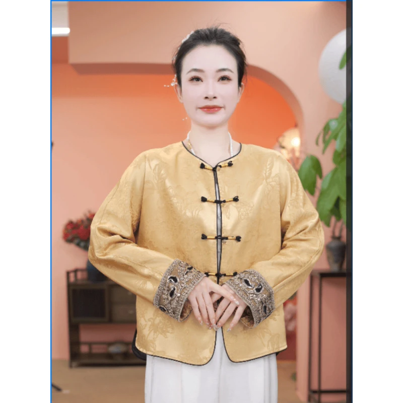 【艳霞-外套】新中式国风外套盘扣外套