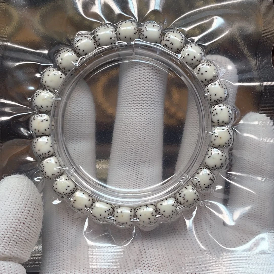 星月菩提手串星月菩提侧留白9左右原生态