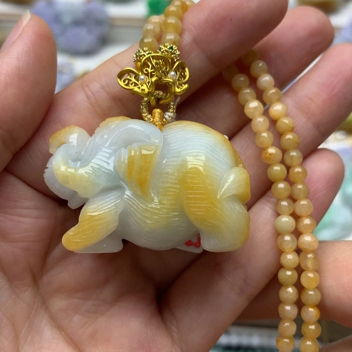 颈饰未镶嵌翡翠翡翠