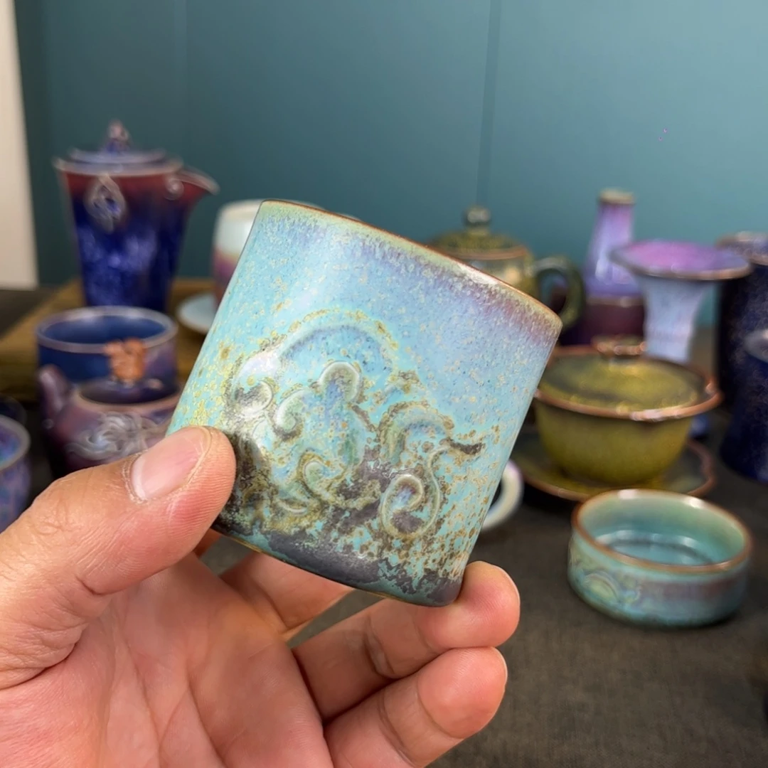 壶神垕钧瓷原矿釉48