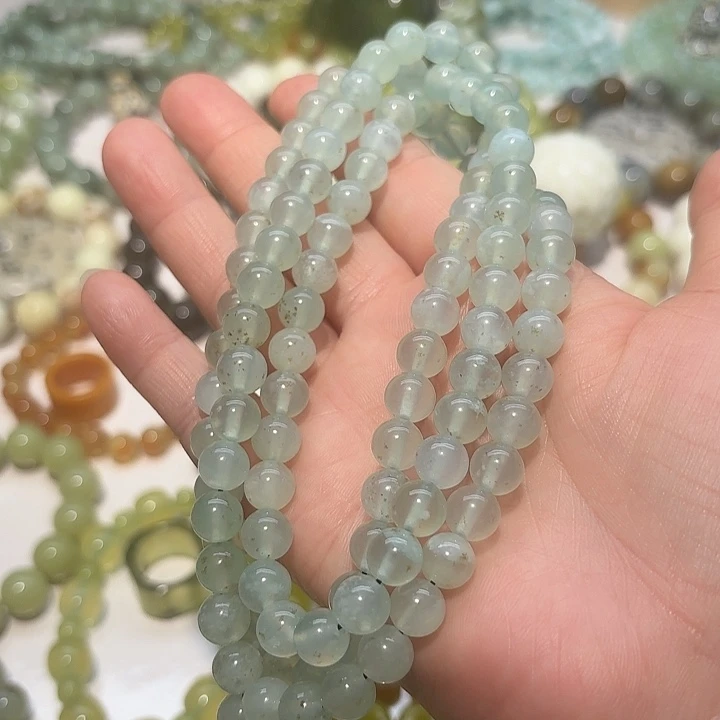 蛇纹石玉未镶嵌手串