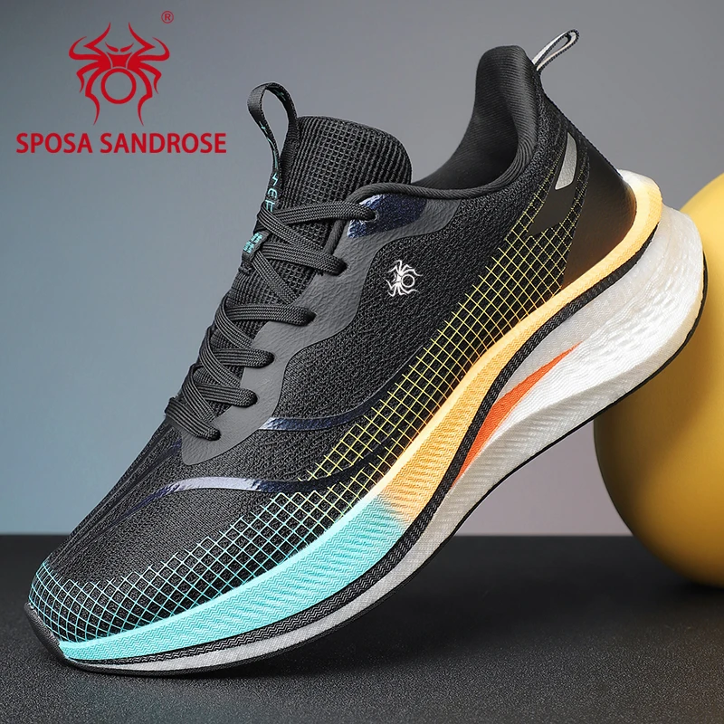 法国红蜘蛛男鞋时尚百搭减震耐磨跑步鞋学生防滑舒适透气运动鞋男