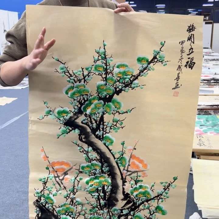 国画纯手绘作品欣赏图