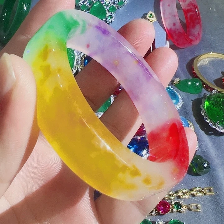 非金属红色满钻镶嵌
