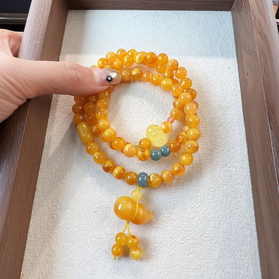 手链蜜蜡未镶嵌蜜蜡7.3mm