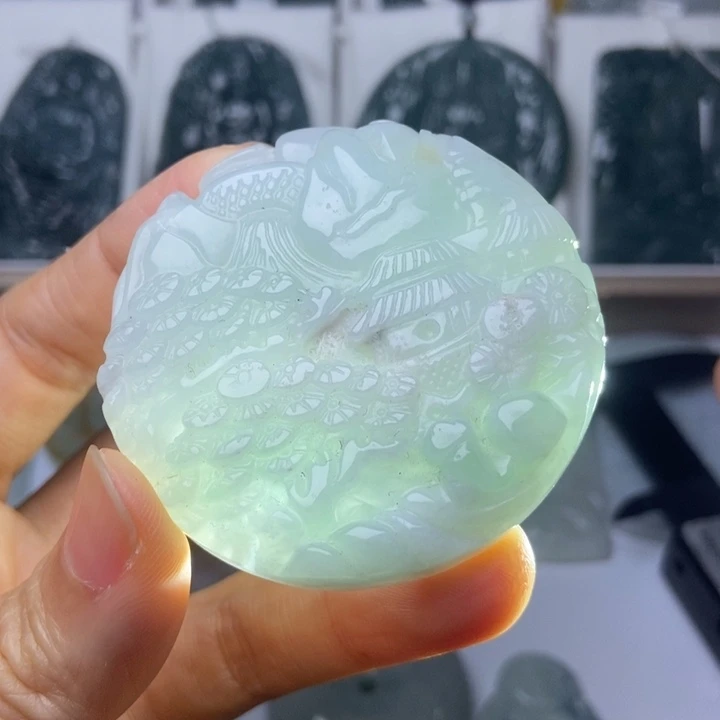 颈饰未镶嵌翡翠翡翠