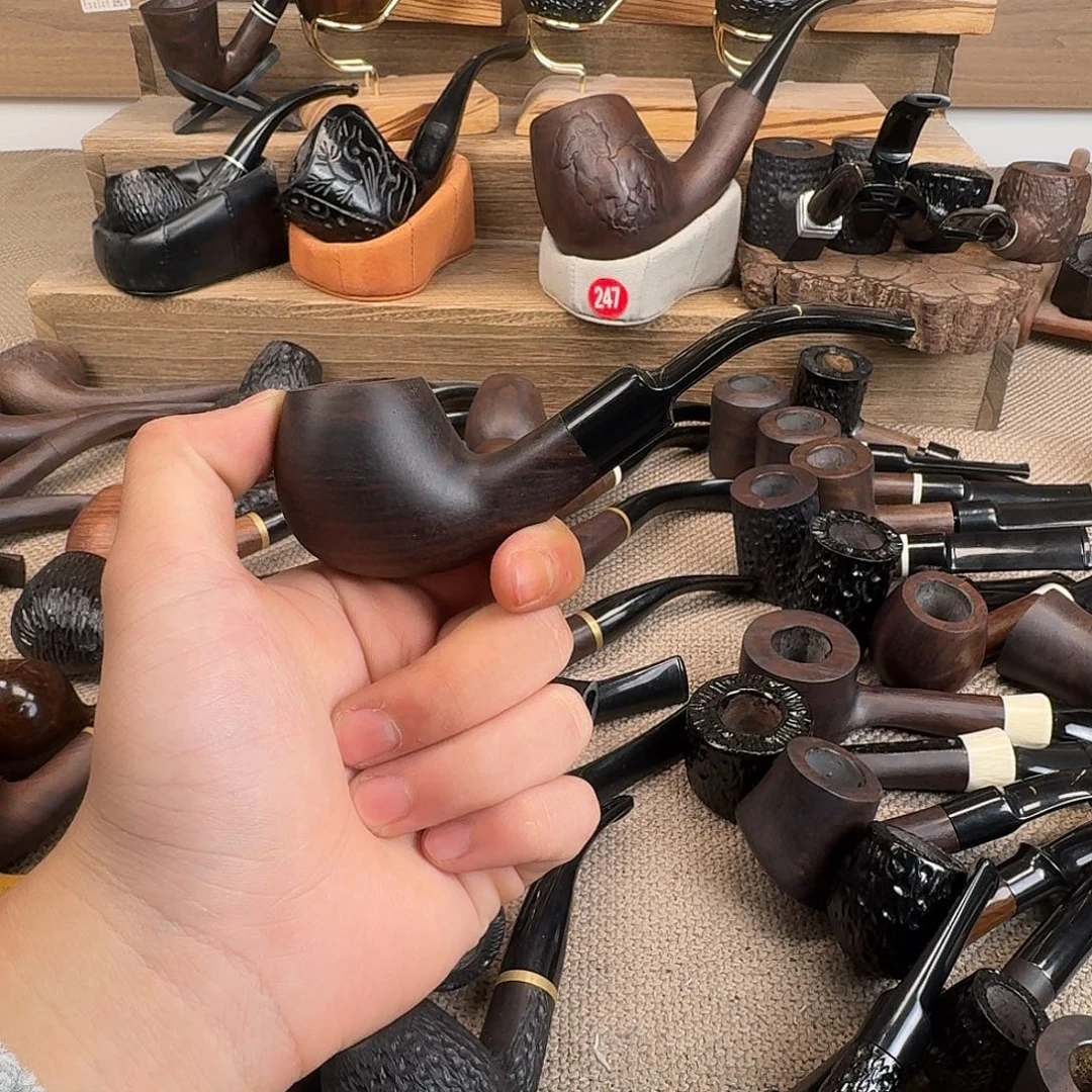 用***9黑檀木黑檀木手工烟斗